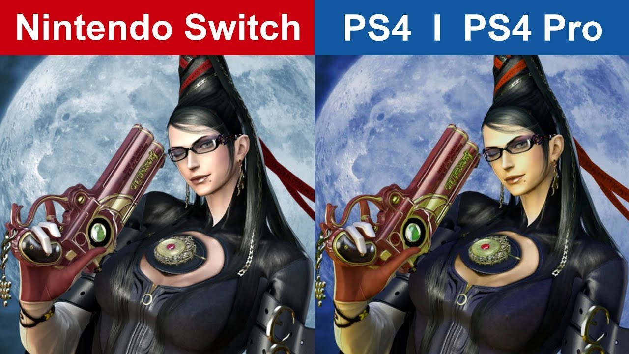 BAYONETTA 3 - SWITCH vs PS4 - Graphics Comparison 