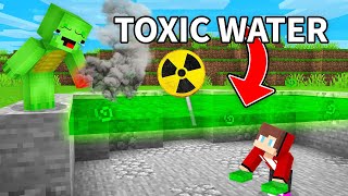 JJ Use TOXIC WATER To Prank Mikey in Minecraft (Maizen)