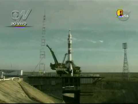 Lançamento de Marcos Pontes rumo à ISS na Soyus