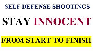 Absolute Innocence: Self Defense Shooting Considerations #1