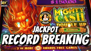 RECORD BREAKING JACKPOT on Mighty Cash Double Up