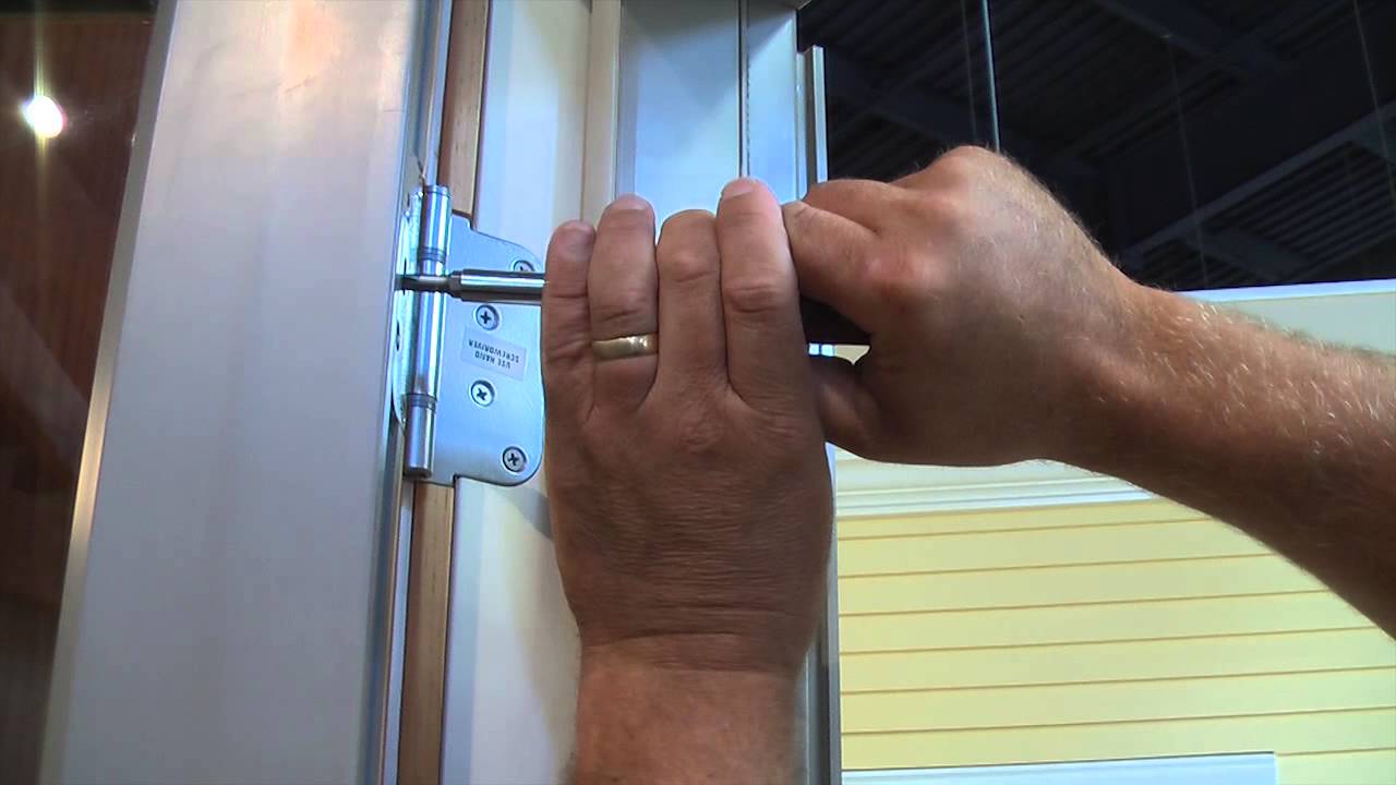 Brownell Quick Fix: Adjusting Integrity from Marvin Door Hinges - YouTube