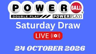 Powerball drawing live Results 24 October 2026 | powerball drawing live today