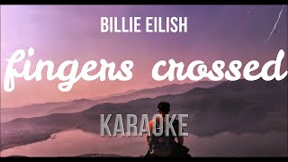 Video thumbnail of "Billie Eilish - Fingers Crossed (Karaokeversion)"