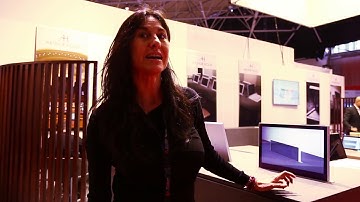 DB2: Arthur Holm’s newest, slimmest retractable monitor – ISE 2017