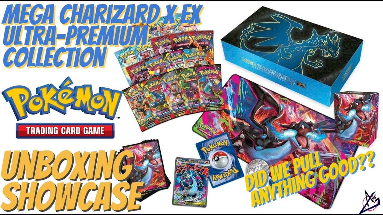 Mega Charizard X ex Ultra Premium Collection - Unboxing Showcase