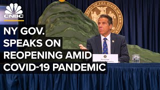 New York Gov. Andrew Cuomo updates the public as more businesses reopen — 8\/17\/2020