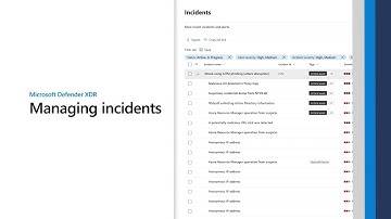 How to manage incidents - Microsoft Defender XDR