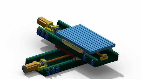 XY table for cnc milling