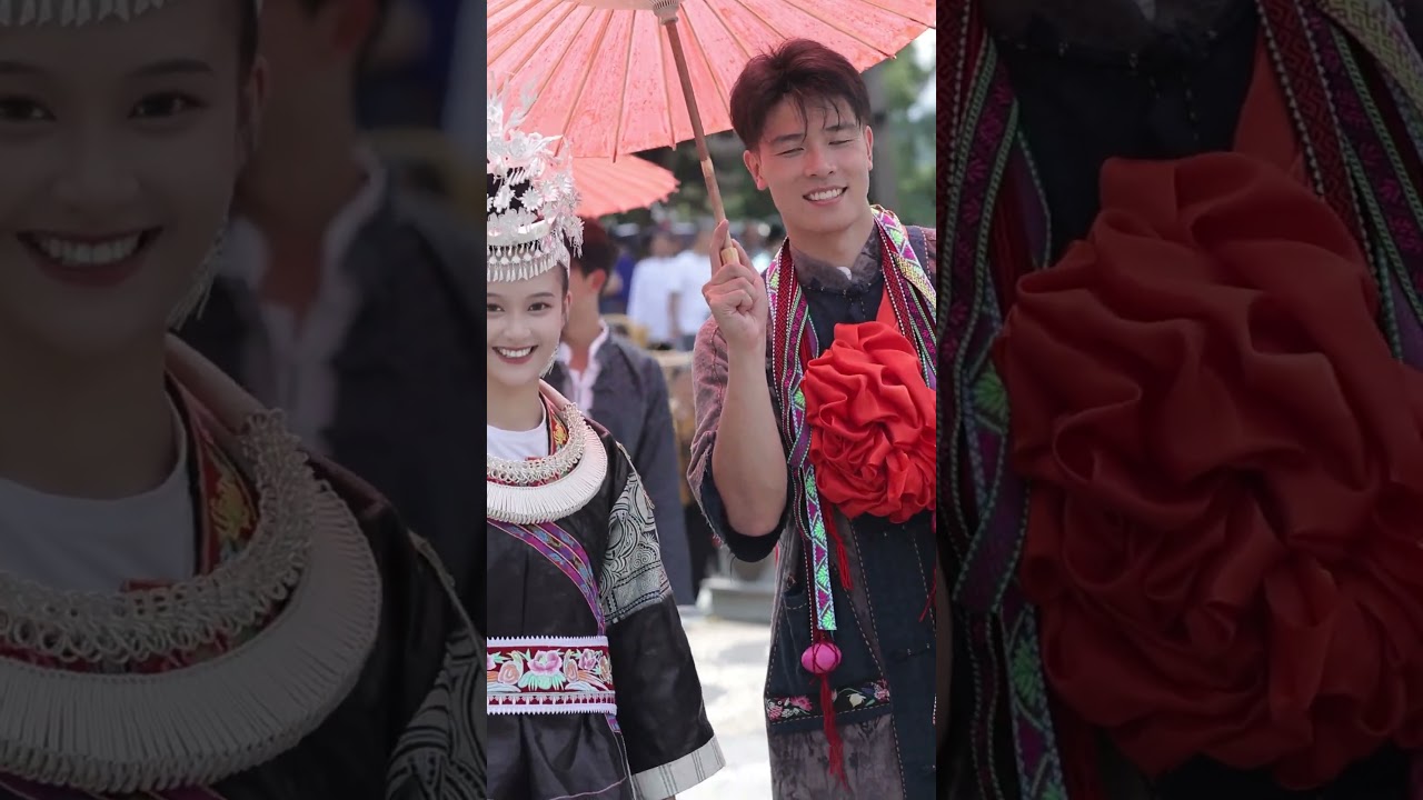 Miao groom and Miao bride 