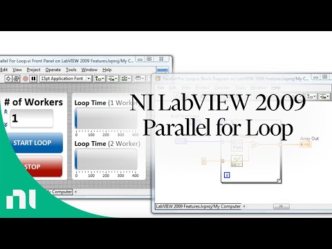 NI LabVIEW 2009 Parallel for Loop