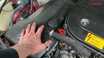 Red W124, Mercedes M104.980 first start in 6 weeks