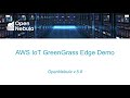 OpenNebula: Automatic Deployment of AWS IoT Greengrass at the Edge
