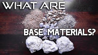 WHAT ARE BASE MATERIALS//Why Are Certain Base Materials Used-All About Aggregates-Road Base Material