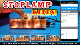 Arduino WiFi Stoplamp Bold Font! | Setting Scrolling Text and Animations Using a Mobile Phone! screenshot 2
