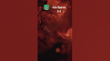 Surah Ash Shuara 6-9 | Urdu | Hindi Audio Translation | سورة الشعراء