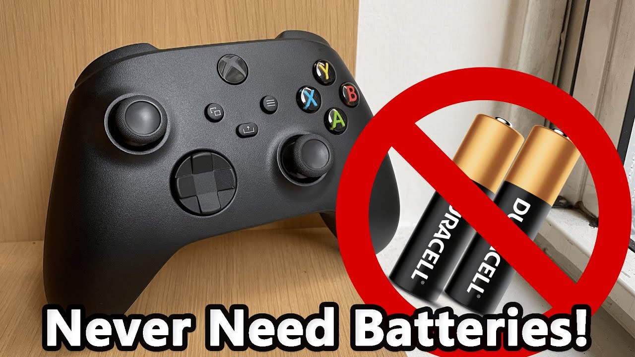 You Don't Need Batteries For Your Xbox Controller - YouTube