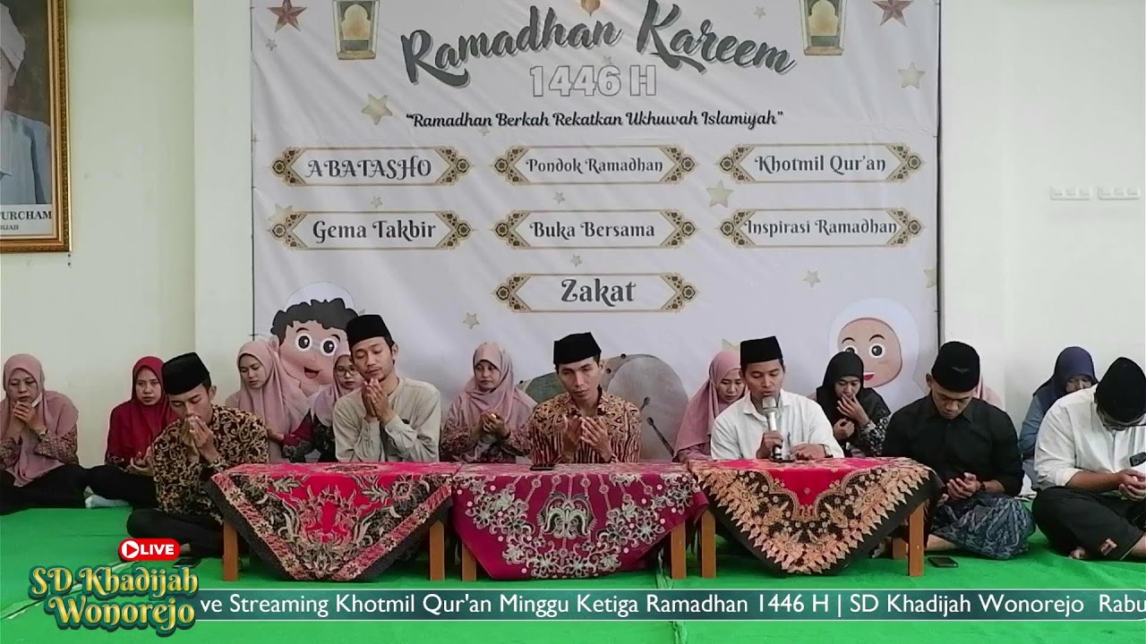 LIVE DOA KHOTMIL QUR'AN MINGGU KEDUA 19 MARET 2025