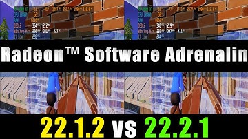 Fortnite | New Radeon software Driver Released | 22.1.2 VS 22.2.1  | FPS Comparison | RX 6600 XT