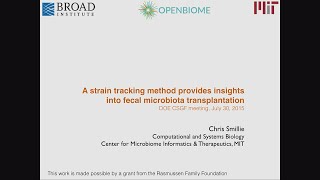 DOE CSGF 2015: A Strain Tracking Method Provides Insights Into Fecal Microbiota Transplantation