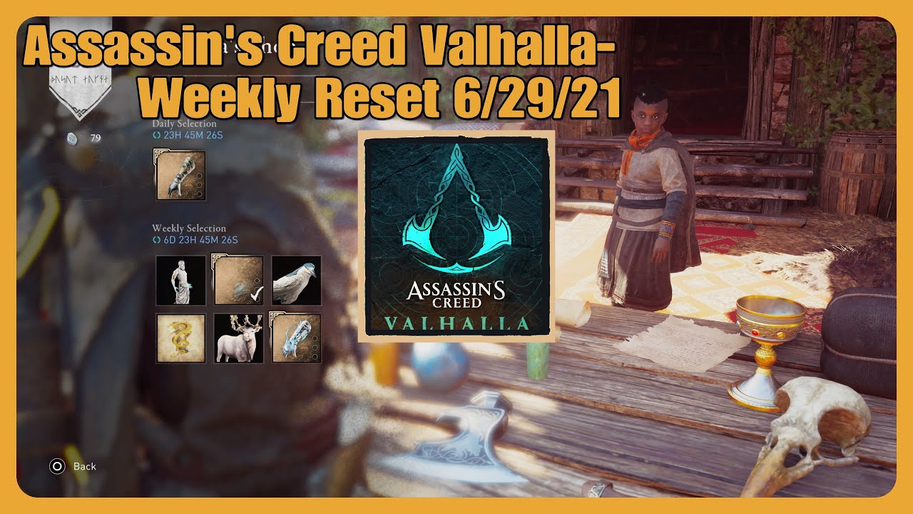 Assassin's Creed Valhalla- Weekly Reset 6/29/21