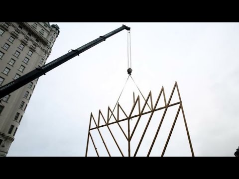 Biggest Menorah In The World, 36 Feet Tall, Being Built In Manhattan