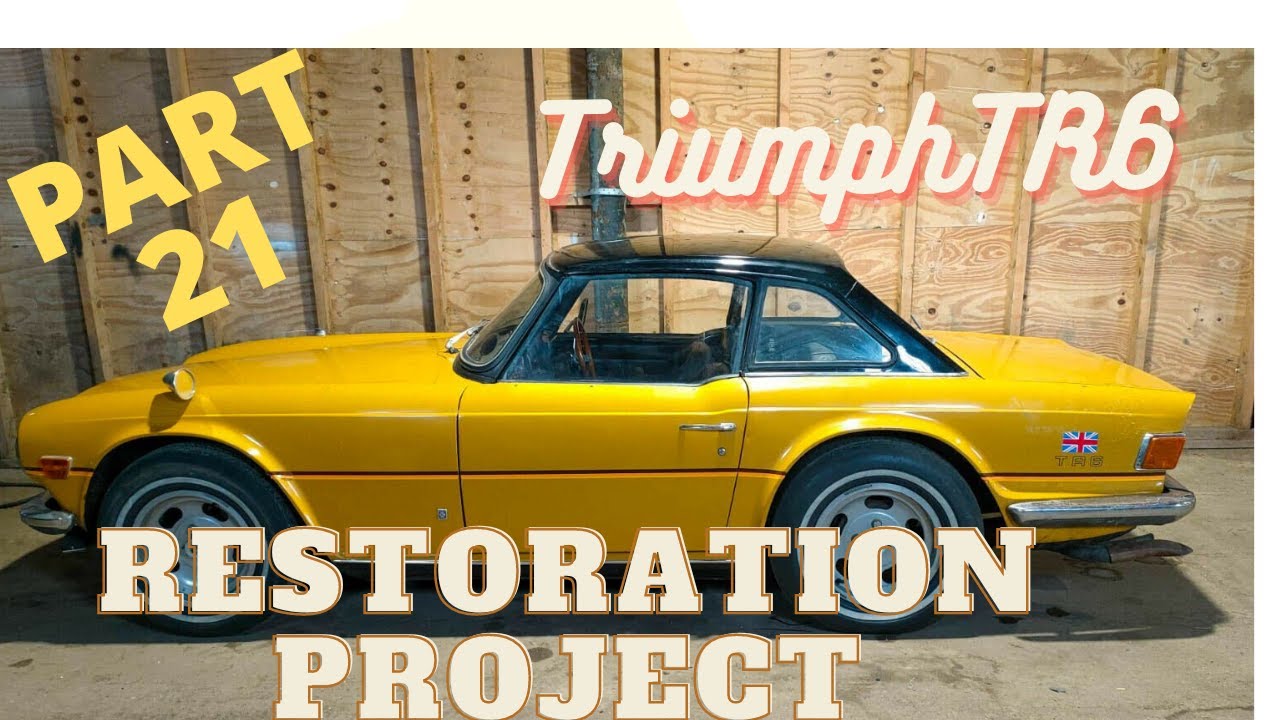 Triumph TR6 Restoration Part 21 Lights, Underlay And Carpets YouTube