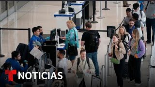 Más de 2.9 millones de personas pasan en un solo día por aeropuertos de EE.UU. | Noticias Telemundo