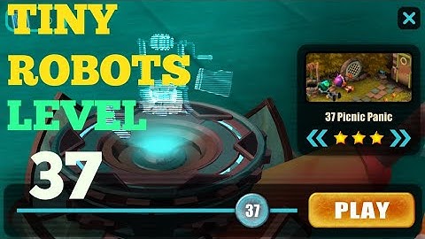 Tiny Robots Recharged level 37 Picnic Panic solution or walkthrough