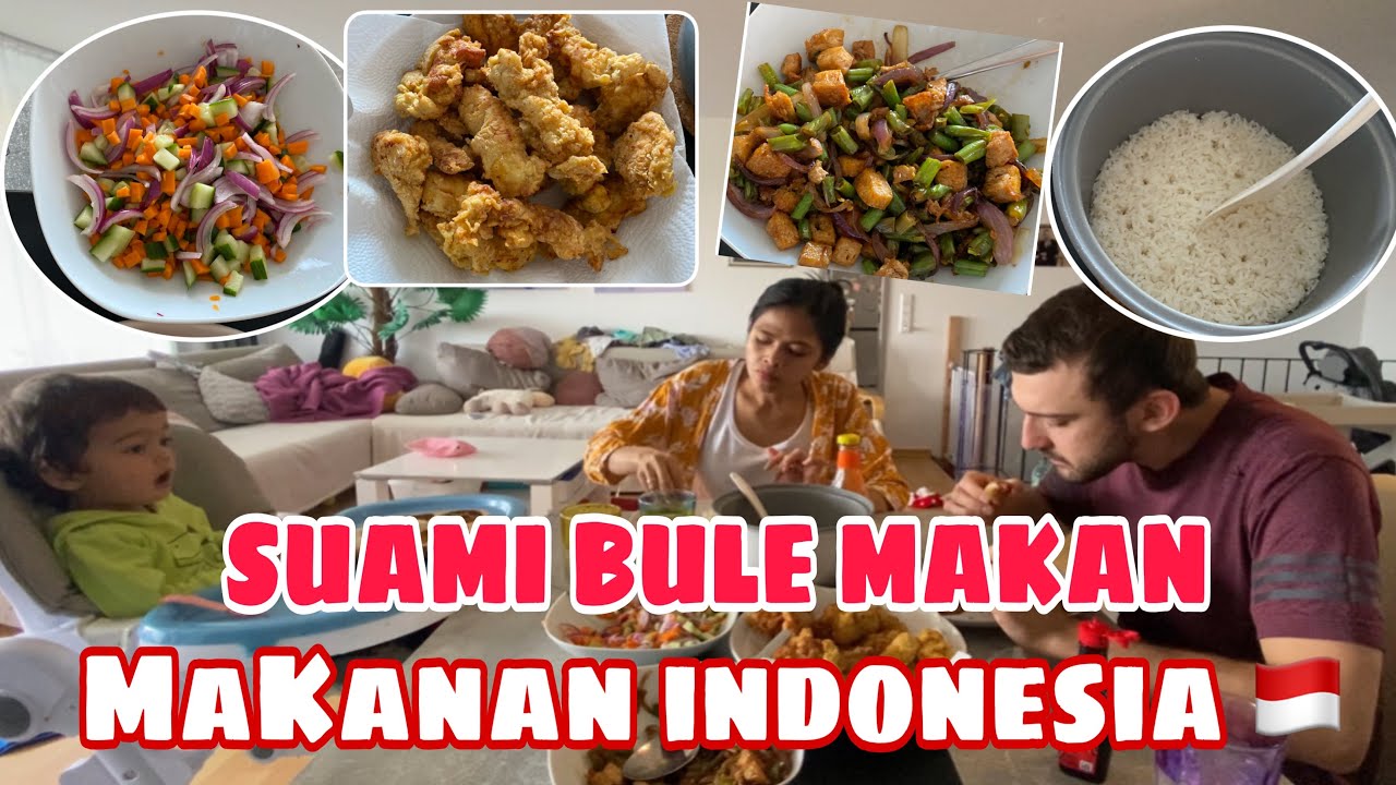 MASAKIN SUAMI BULE MAKANAN SEDERHANA ORANG INDONESIA 🇮🇩‼️💯 #makananindonesia #resepmakanan