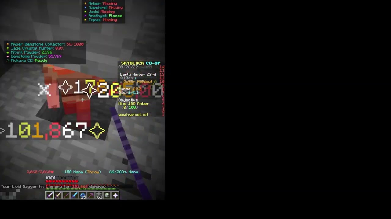 Killing Kalhuiki Tribe Member (Hypixel Skyblock) YouTube