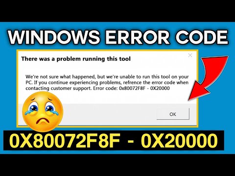 Fix Windows Media Creation tool Error Code 0x8007f8f - 0x20000 There Was A Problem Running This Tool