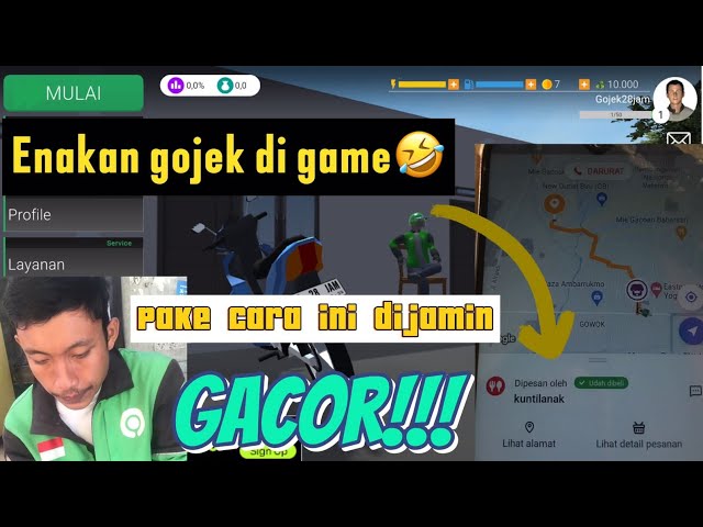 NARIK GOJEK DI GAME MALAH GACOR || OJOL THE GAME class=