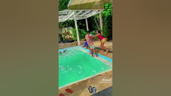 Lorena nos jogou na piscina