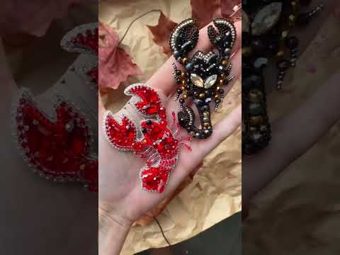 Броши из бисера iren_acs