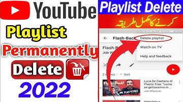 YouTube playlist delete kaise kare 2022