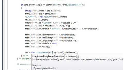 C# Edge 146 - BWR2 - ReadBytes and ReadChars