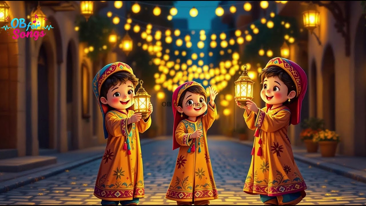 🌙 Ramadan Est Arrivé | Chanson Pour Enfants | La Magie du Ramadan en Famille 🎵
