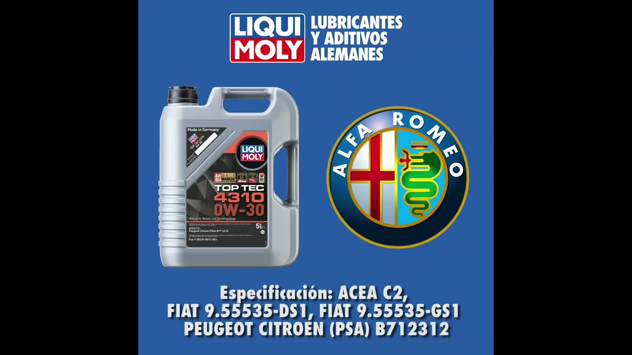 TOP TEC 4310 0W 30 óptimo para vehículos modernos - LIQUI MOLY #liquimoly #aceite #autos