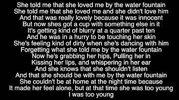Water Fountain - By Alec Benjamin (Lyric Video)