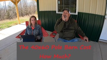 Complete cost breakdown of our 40x60 Pole Barn.