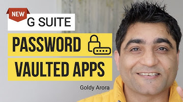 G Suite Password Vaulted Apps - Get One Click Access to 100s to Applications.