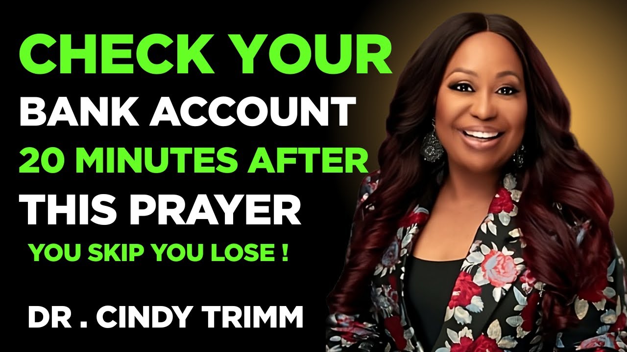 Repeat This Prayer 3 Times and Experience a Financial Breakthrough | Dr. Cindy Trimm