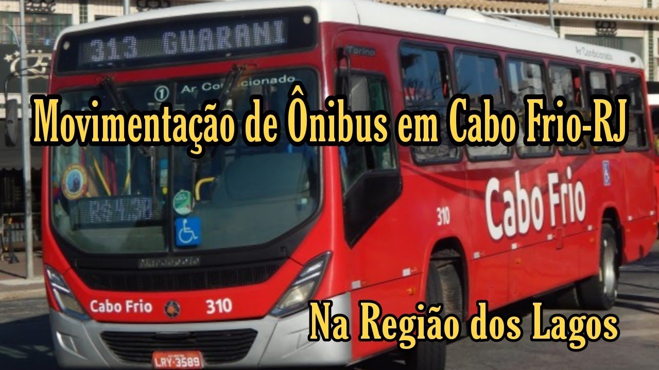 ✅ Movimentação de Ônibus em Cabo Frio - RJ