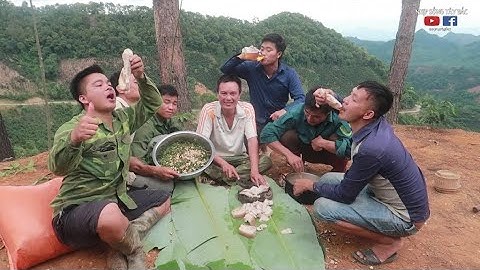 Phát hoảng với món thịt lợn với lá phát ban của chú Anh | Nhịp Sống Tây Bắc