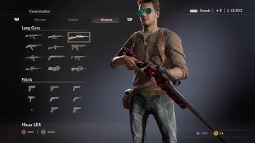 Uncharted 4 A Thief‘s End Multiplayer My Customizations and Loadouts