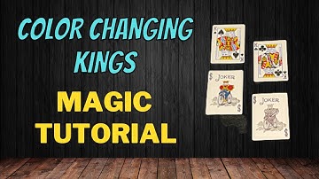 Color Changing Kings - How To Fool A Magician - Magic Card Trick Tutorial