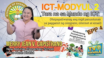 EPP - ICT 4 : MGA PANUNTUNAN SA PAGGAMIT NG COMPUTER, INTERNET AT EMAIL