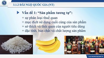 Chương III - Luật thương mại quốc tế (phần 2)