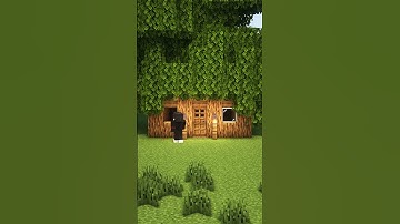 Minecraft Easy Treehouse Tutorial 🏠 #minecraft